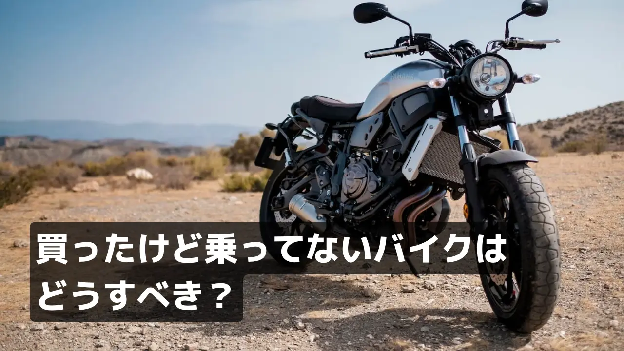 バイク買ったけど全然乗らない人っているの？